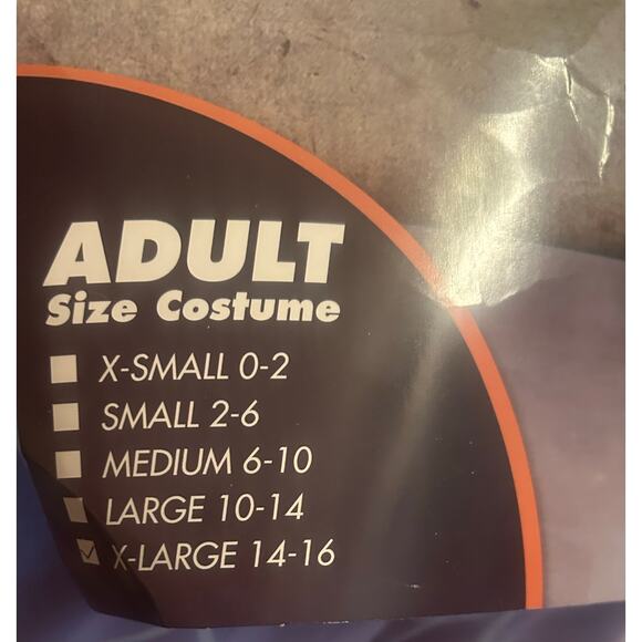 Anita Bribe Sexy Cop Police Officer Costume- XL (14- 16) - Picture 3 of 3